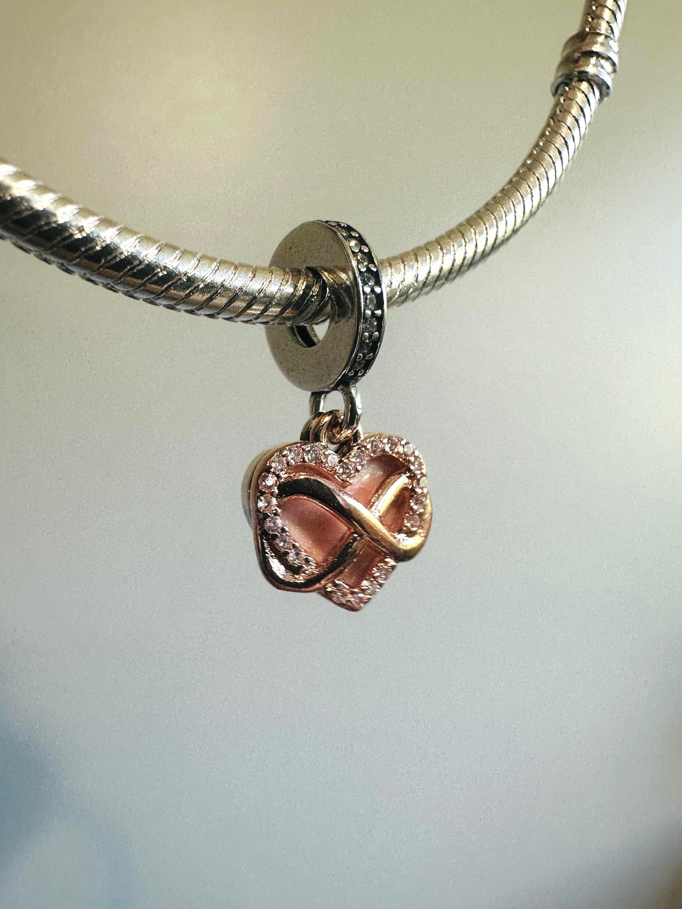 Pandora Infinity Heart Necklace - Etsy