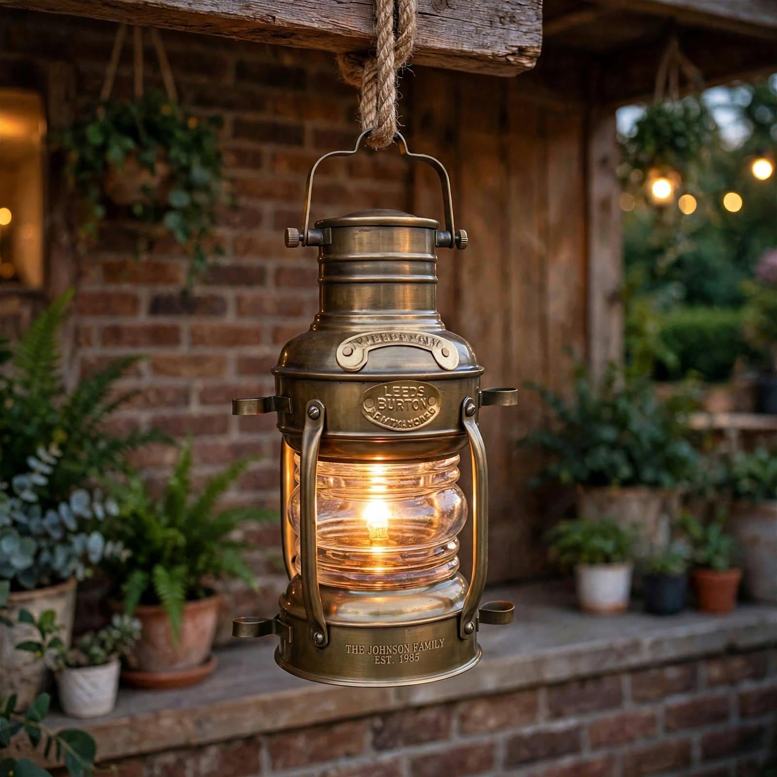 Antique Anchor Lantern - Etsy