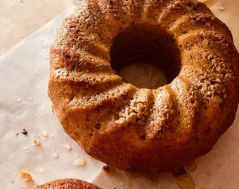 Handmade Rum Cake: Toasted coconut, Spiced, Pumpkin, Coffee