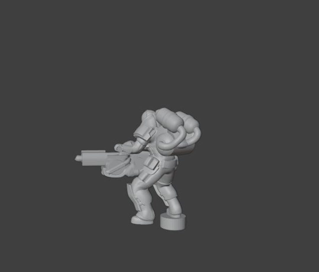 UNSC Flame Trooper Flashpoint Scale 32mm, Squad of 4 - Etsy