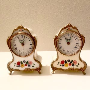 2 Vintage K248 Reuge Musical Alarm Clock