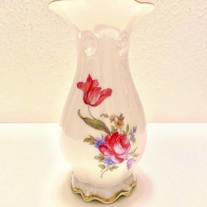 Rosenthal Porcelain Vase “Wild Rose” Pattern, Made in Germany