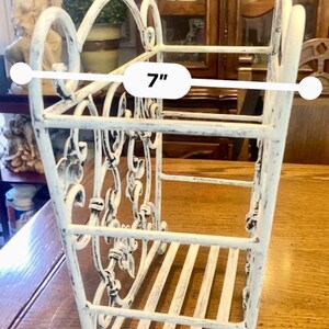Shabby Chic Fleur De Lis Magazine Rack - Etsy