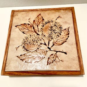 Vintage Italian Handpainted, Glazed, Tile Trivet