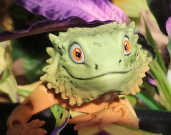 Bearded Dragon hand painted 3D