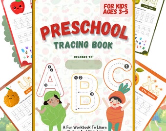 Preschool Tracing Book