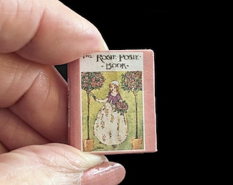 THE ROSIE-POSIE-boek – miniatuurboek – schaal 1:12 – leesbaar – geïllustreerd