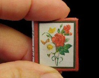 Legende van de kerstroos - miniatuurboek - schaal 1:12 - leesbaar - geïllustreerd