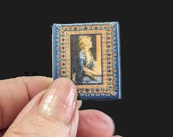 CINDERELLA - Miniatuurboek - schaal 1:12 - leesbaar - geïllustreerd - handgemaakt