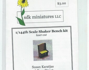 KIT - Miniature 144TH Scale Shaker Bench Kit - SDK Miniatures