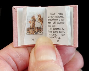 Miniature Book - 1:12 Scale - The Tale of Two Bad Mice by Beatrix Potter - Readable - Illustrated