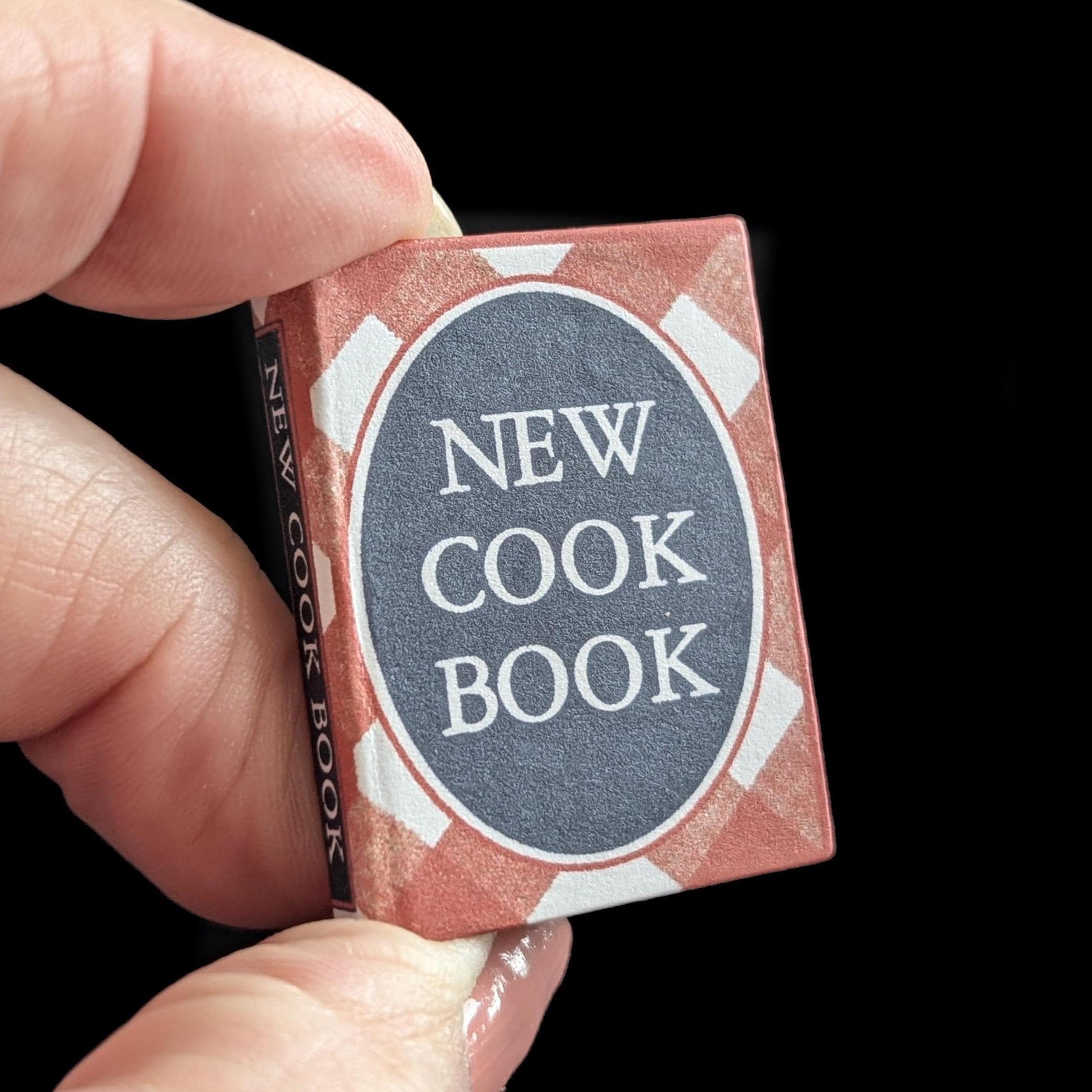 MINIATURE COOKBOOK - 1-12 or 1-6 Scale - Handmade Pat Carlson - Etsy