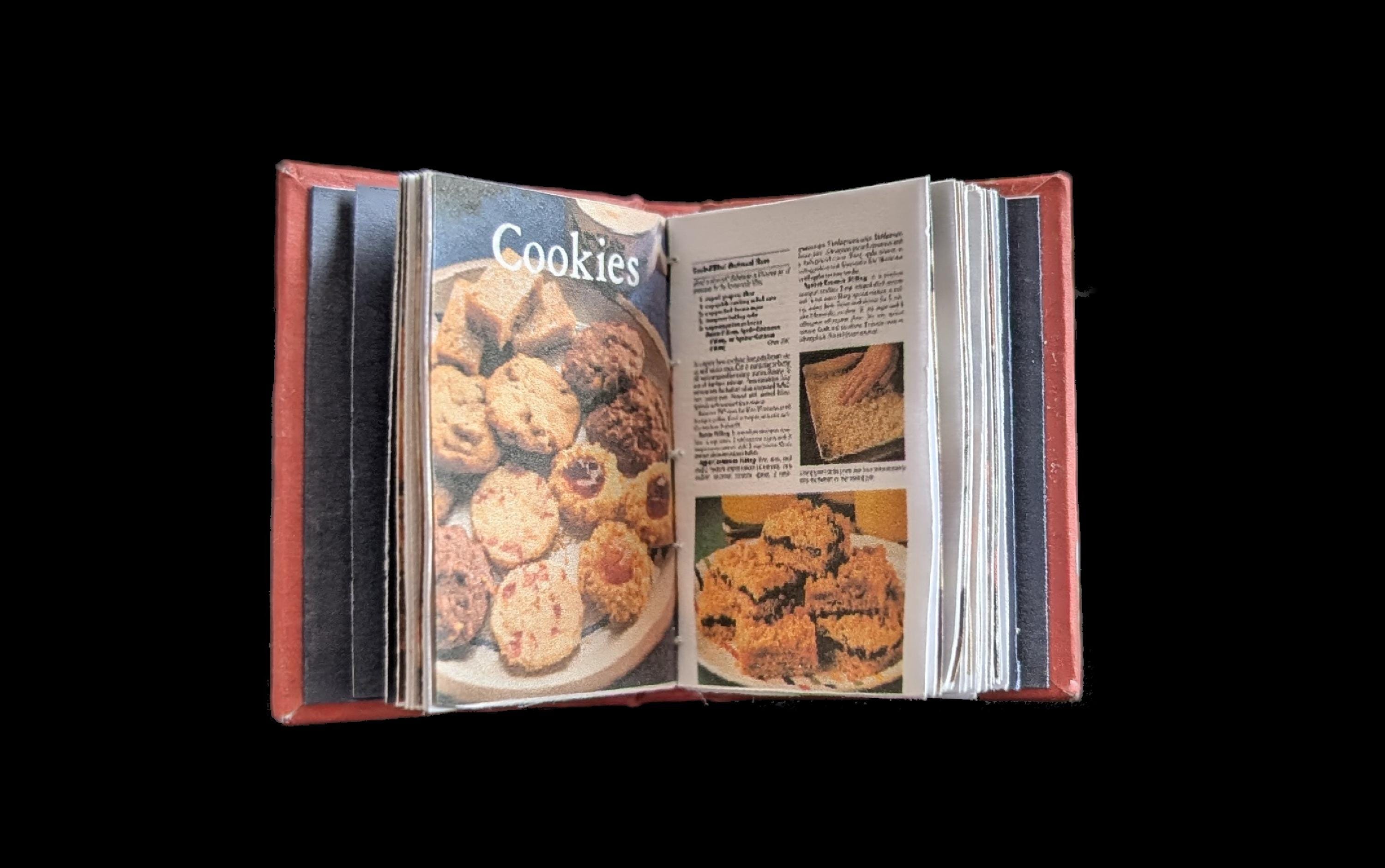 MINIATURE COOKBOOK - 1-12 or 1-6 Scale - Handmade Pat Carlson - Etsy