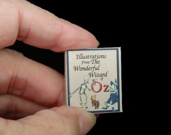 Miniature Book - 1-12 or 1-6 Scale - ILLUSTRATIONS FROM OZ - Handmade by Pat Carlson