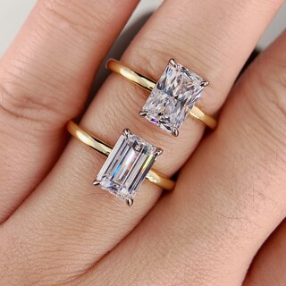 Anello Fidanzamento Donna Argento 925 Con Zircone - Solitario A 6 Artigli, Gioiello Elegante Per Matrimonio O Promessa, In Scatola Regalo