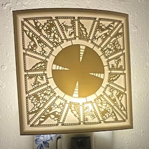 Hellraiser Puzzle Box Night Light - LED Dusk-Till-Dawn Night-Light - Pinhead