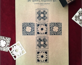 Hellraiser Puzzle Box Schematics Poster - Lithograph Print