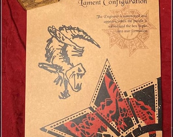 Hellraiser Puzzle Box "The Engineer" Schematics Poster - Lithograph Print