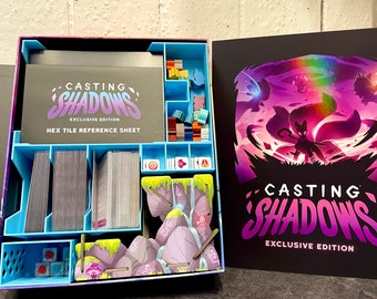 Casting Shadows invoegen voor kaarten met mouwen of standaard