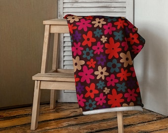 Retro Autumn - Signature Banana Papi Beach Towel - Oversized, Quick Dry, Colorful, Summer, Travel & Beach Gift
