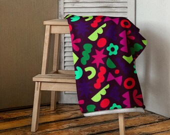 Bright & Bold (Black) - Signature Banana Papi Beach Towel