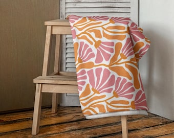 Grapefruit Blossoms - Signature Banana Papi Beach Towel - Oversized, Quick Dry, Colorful, Summer, Travel & Beach Gift