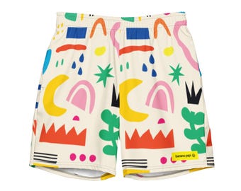 Summertime - Signature Banana Papi Badehose - Bequeme, dehnbare, schnell trocknende, stylische Strand- und Poolhose mit Taschen