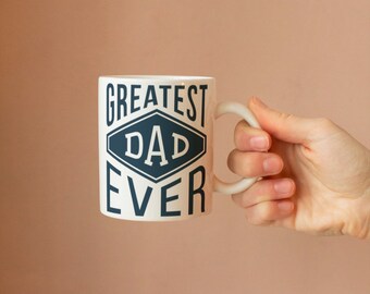 Größter Vater aller Zeiten, Geschenk für Papa, Vatertagsgeschenk, 11 Unzen Kaffeebecher