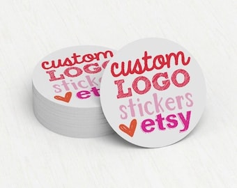 Custom Stickers  Custom Logo Stickers  Personalized Stickers  Product Labels  Adhesive Labels  Return Address Labels - YOUR LOGO or DESIGN