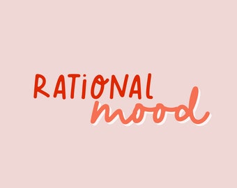 Rational Mood Font and Extras - Font Download - Uppercase Font - Typeface - Instant Download