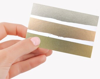 holographic business cards etsy