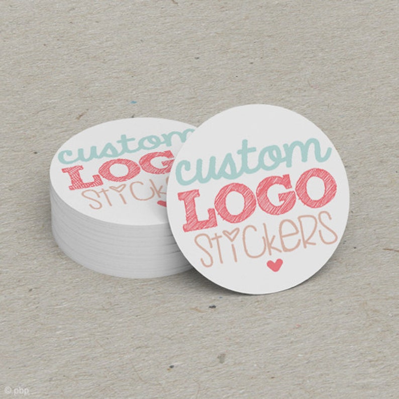 Custom Stickers Custom Logo Stickers Personalized Stickers Etsy