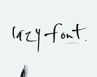 Font Download - Digital Font - Brush Font - Script Font - Calligraphy Font - Modern Calligraphy - Handwritting Font - Instant Download