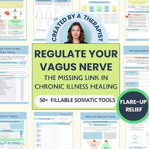 Reclaim Calm Through the Vagus Nerve: A Somatic Workbook for Chronic Illness, Fatigue & a Dysregulated Nervous System,  Find Safety within