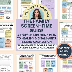 "Gesunde Routinen erstellen, Konflikte reduzieren, Token-System, visuelle Diagramme (druckbare PDF-Datei)""