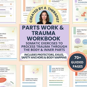 Manual de trauma para el trabajo de partes del cuerpo y mapeo corporal: ejercicios somáticos, TEPT complejo y TEPT (libro digital)