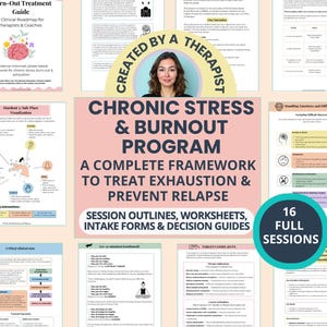 Burnout-Recovery & Coaching-Leitfaden: Chronischer Stress-Plan, Energy Pacing Arbeitsblätter, Moderationsleitfaden (PDF-Download)