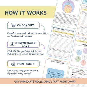 Archetypes Journal: Discover your Personality Type, Self Discovery Workbook, Jungian Psychology (PDF)