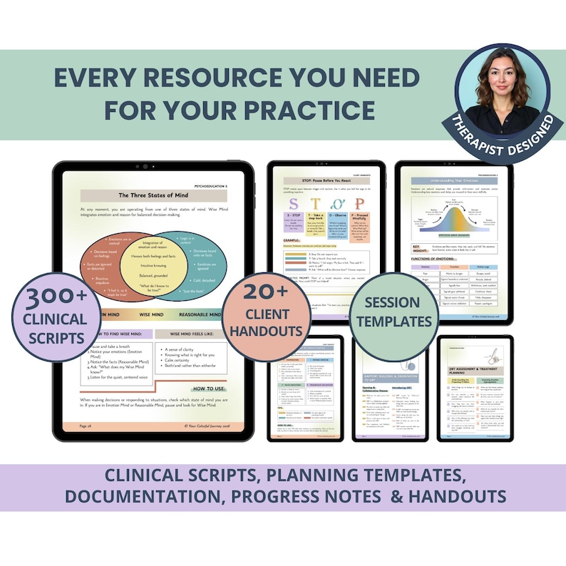 Dbt Scripts DBT Skills Therapists Bundle: Emotion Regulation, Dialectical Behavior ...