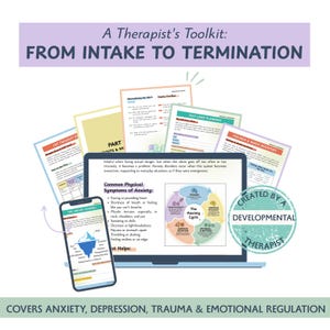 Therapy Intervention Bundle: Clinical Documentation, Session Scripts, Client Handouts, Counselling & Therapists (Digital PDF) image 4