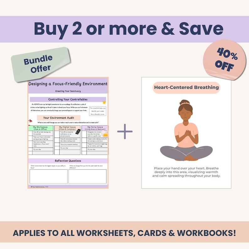Therapist-designed attachment style workbook with 50+ fillable healing pages. Includes interactive worksheets, in-depth attachment assessments, anxious-avoidant healing tools, and step-by-step guidance to build secure relationships. Visually structured, easy-to-use, and ideal for individuals or therapists working with insecure attachment patterns. Digital download, US Letter & A4 format.