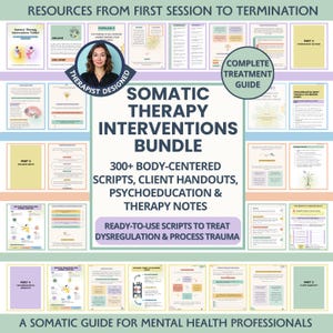 Pacchetto di guide al trattamento somatico e note terapeutiche: copioni clinici centrati sul corpo, strumenti per terapeuti (PDF)