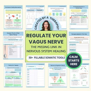 Reclaim Calm Through the Vagus Nerve: A Somatic Workbook for Chronic Illness, Fatigue & a Dysregulated Nervous System,  Find Safety within