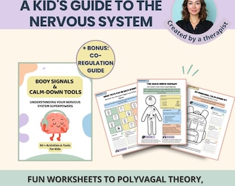 Kids Calm Down Toolkit: Self Regulation & Co-Regulation Polyvagal Activities, Home and Classroom (Printable PDF)