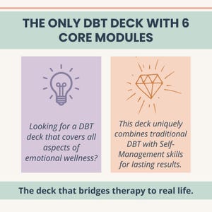 DBT Emotion Regulation Cards for Teens & Adults, Coping Skills, Dialectical behavior therapy Flashcards
