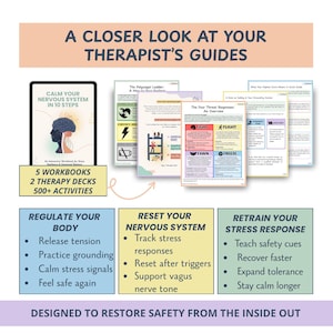 nervous system regulation mega bundle: polyvagal theory, grounding techniques, somatic exercises (PDF)