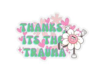 Therapist Jokes Stickers, Kiss-Cut, Dark Humor, Laptop, Notebooks, Mental Health Awareness Month