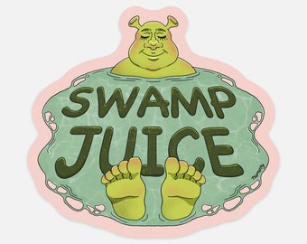 Swamp Juice // Shrek Vinyl Diecut Sticker
