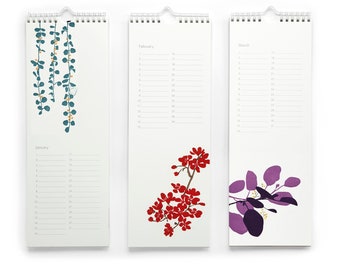 Flowers Perpetual Wall Calendar