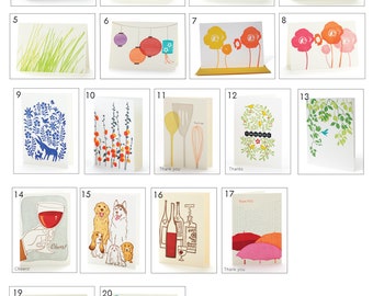 Ilee everyday notecards Variety Pack